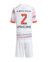 Bayern Munich Dayot Upamecano #2 Venkovní dres pro děti 2025-26 Krátký Rukáv (+ trenýrky)